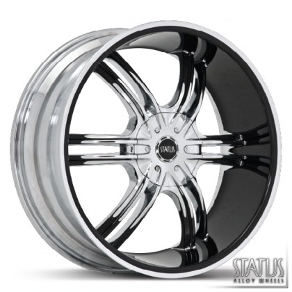 QUO S812 CHROME WITH BLACK LIP INSERT