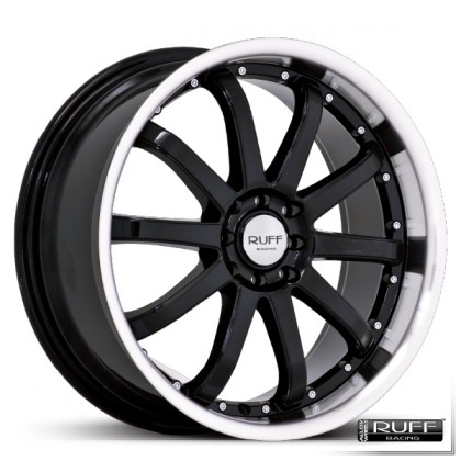 R390 BLACK WITH MACHINED LIP