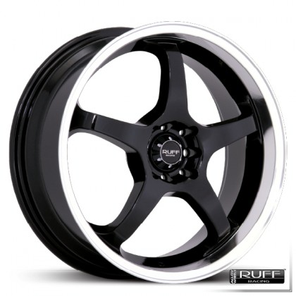 R375 BLACK WITH MACHINED LIP