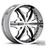 CANE S225 CHROME WITH BLACKINSERTS