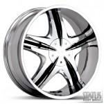 VICE S222 CHROME WITH BLACK INSERTS
