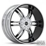 QUO S812 CHROME WITH BLACK LIP INSERT