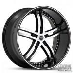 KNIGHT-5 S816 BLACK WITH MACHINED FACE